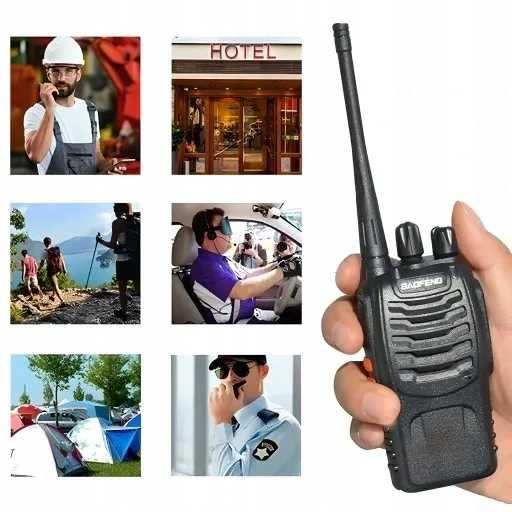 Krótkofalówki 2x walkie talkie baofeng bf888s pmr