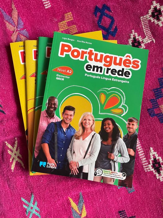 NEW A1 + A2 Portuguese Language Course books + workbooks. Available!