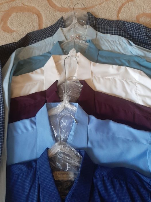 Koszule męskie z długim rękawem, rozmiar XL/XXL