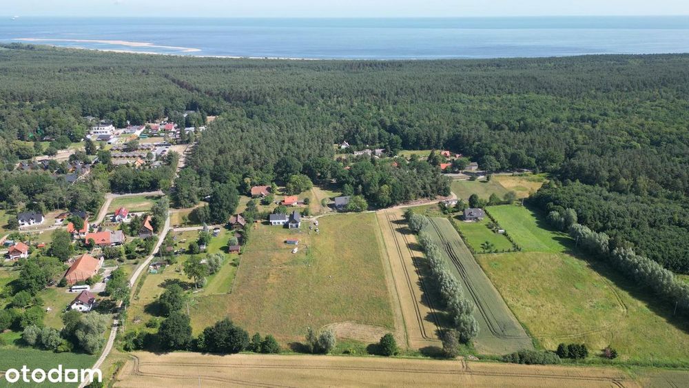 działka budowlana nad morzem z warunkami zabudowy Mikoszewo