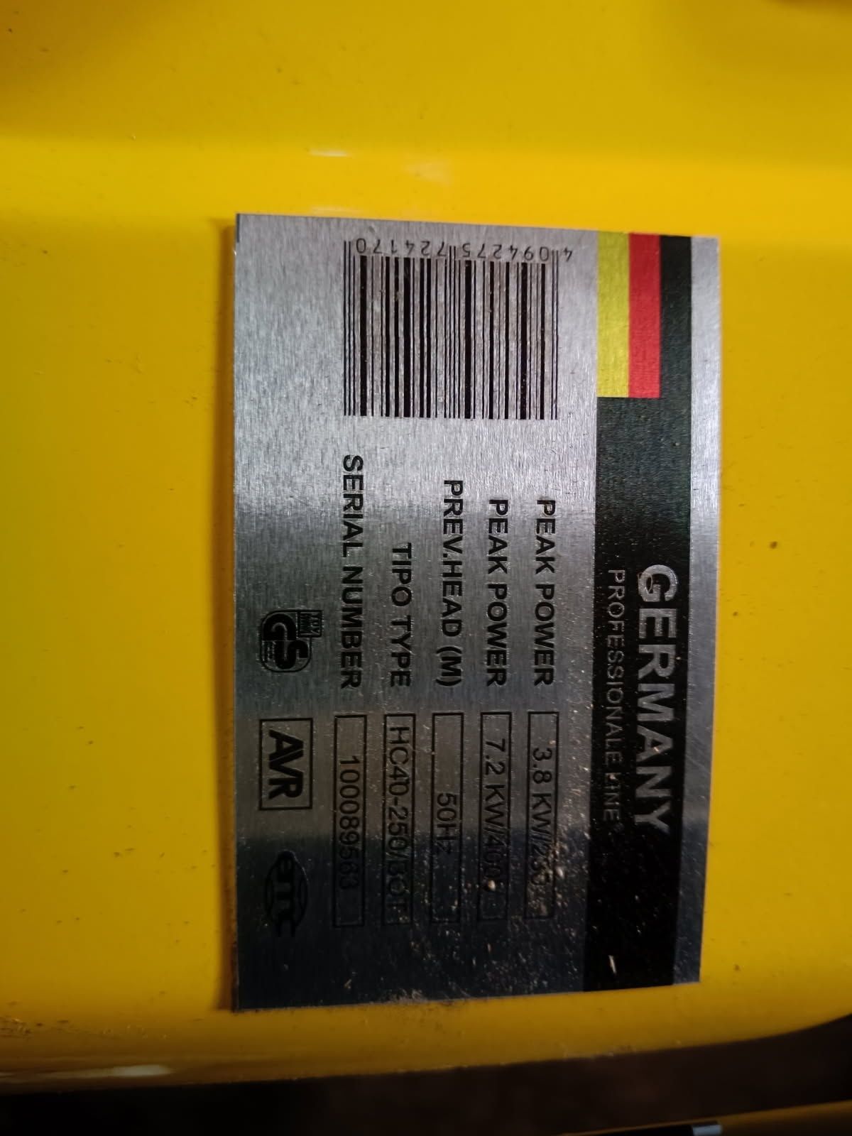 Agregat prądotwórczy 7.2KW 380v 230v silnik briggs stratton