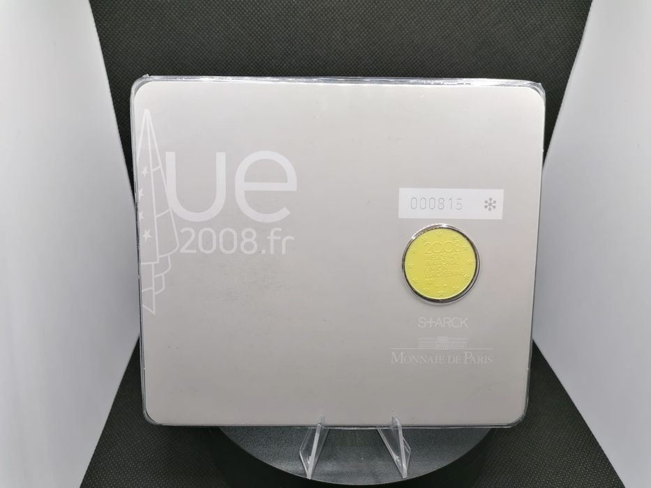 2 euros Coincard  BU colorida frança 2008