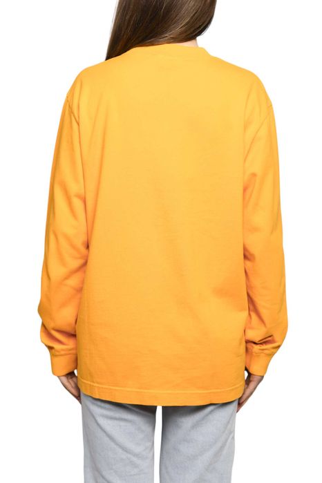 Лонглсів Acne Studios Erwin Long Sleeve Stamp Tee Orange