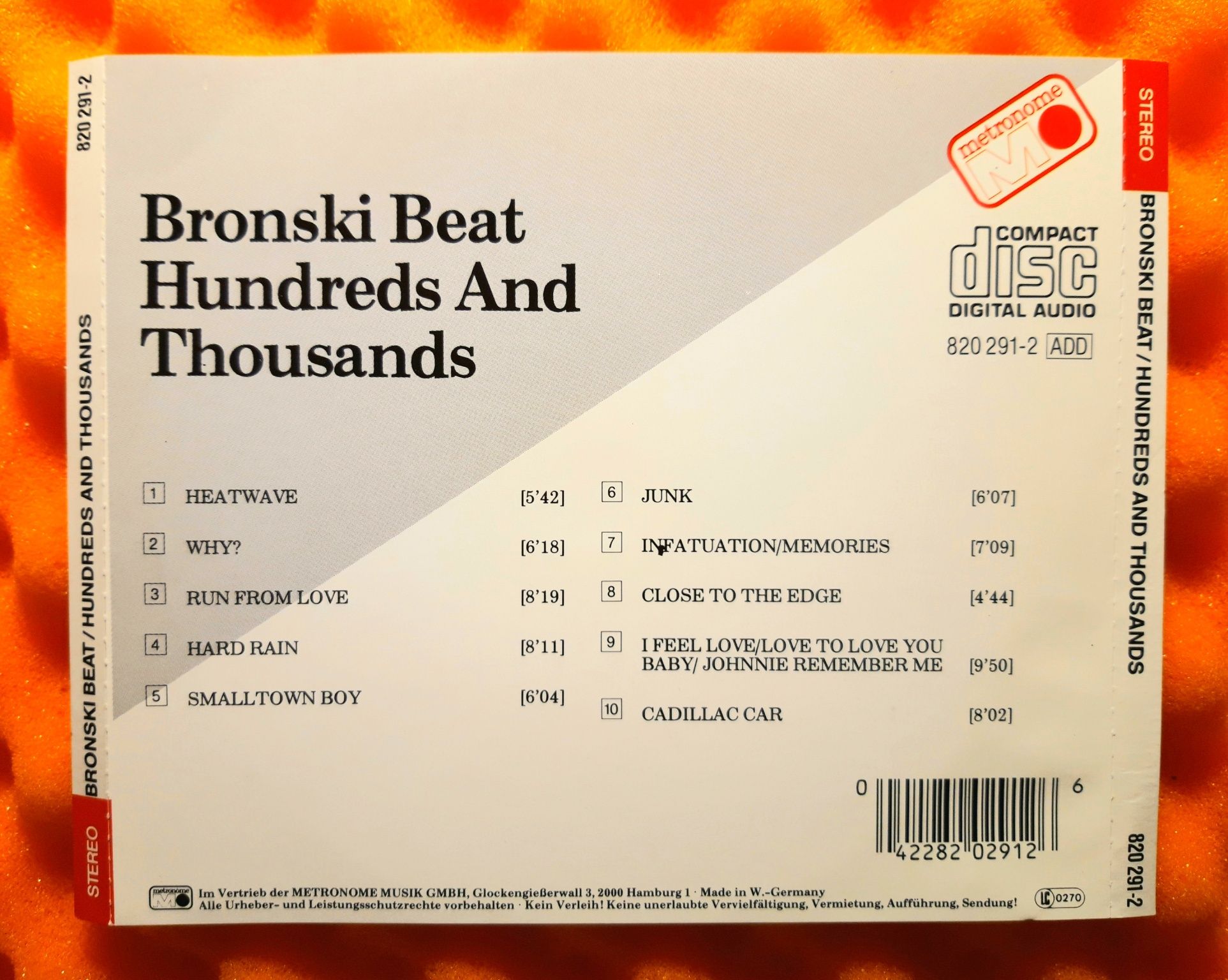 Bronski Beat – Hundreds & Thousands (CD, 1985?)