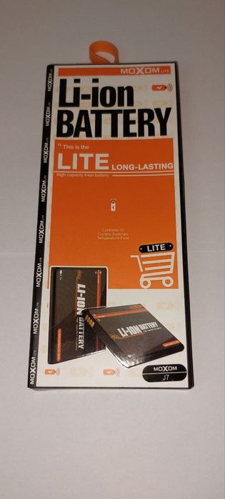 Аккумулятор усиленный Moxom для смартфона Samsung J7 новый