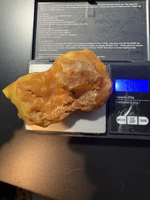 Bursztyn Baltycki oczyszczony i naladowany intencja milosci