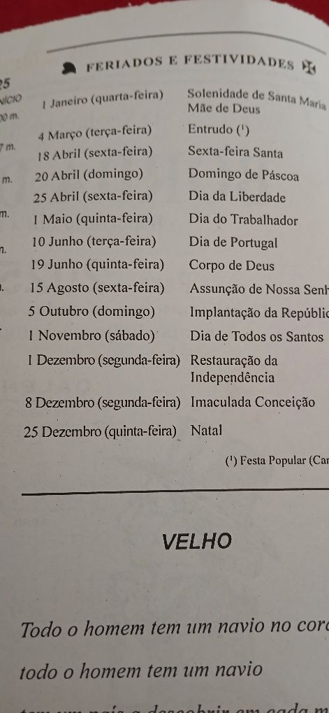 Borda d'água 2025, novo