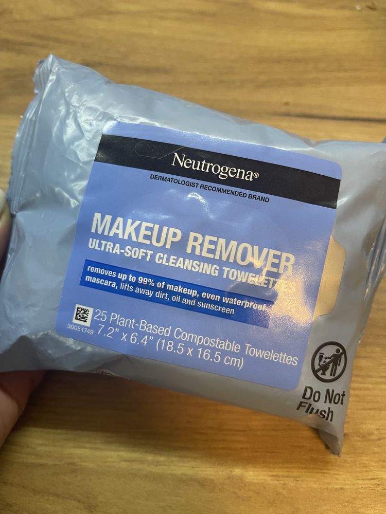 Серветки для зняття макіяжу Neutrogena, Makeup Remover 25 шт