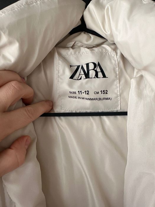 Дитячий пуховик Zara 152 для дівчинки