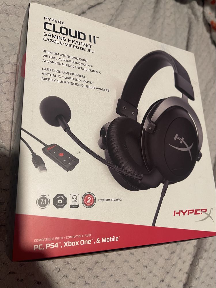 Słuchawki gamingowe HYPERX Cloud II