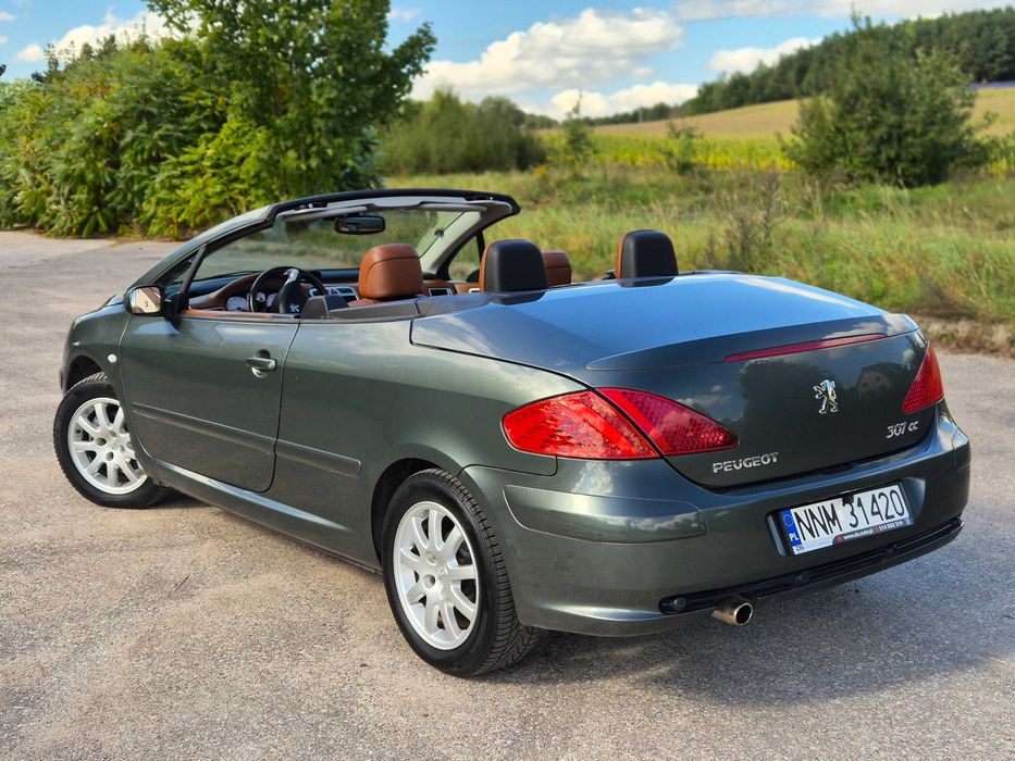 Peugeot 307 CC • kabriolet • BENZYNA • KLIMA • KAMERA COFANIA • ALU