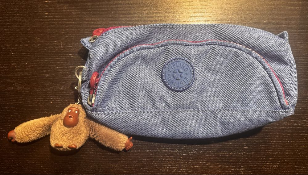 Plecak Kipling + piornik gratis , kolor fioletowy i róż