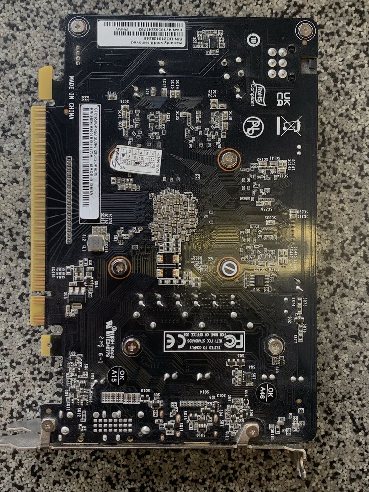 Продаю відеокарту Palit GTX 1650 4GB у коробці
