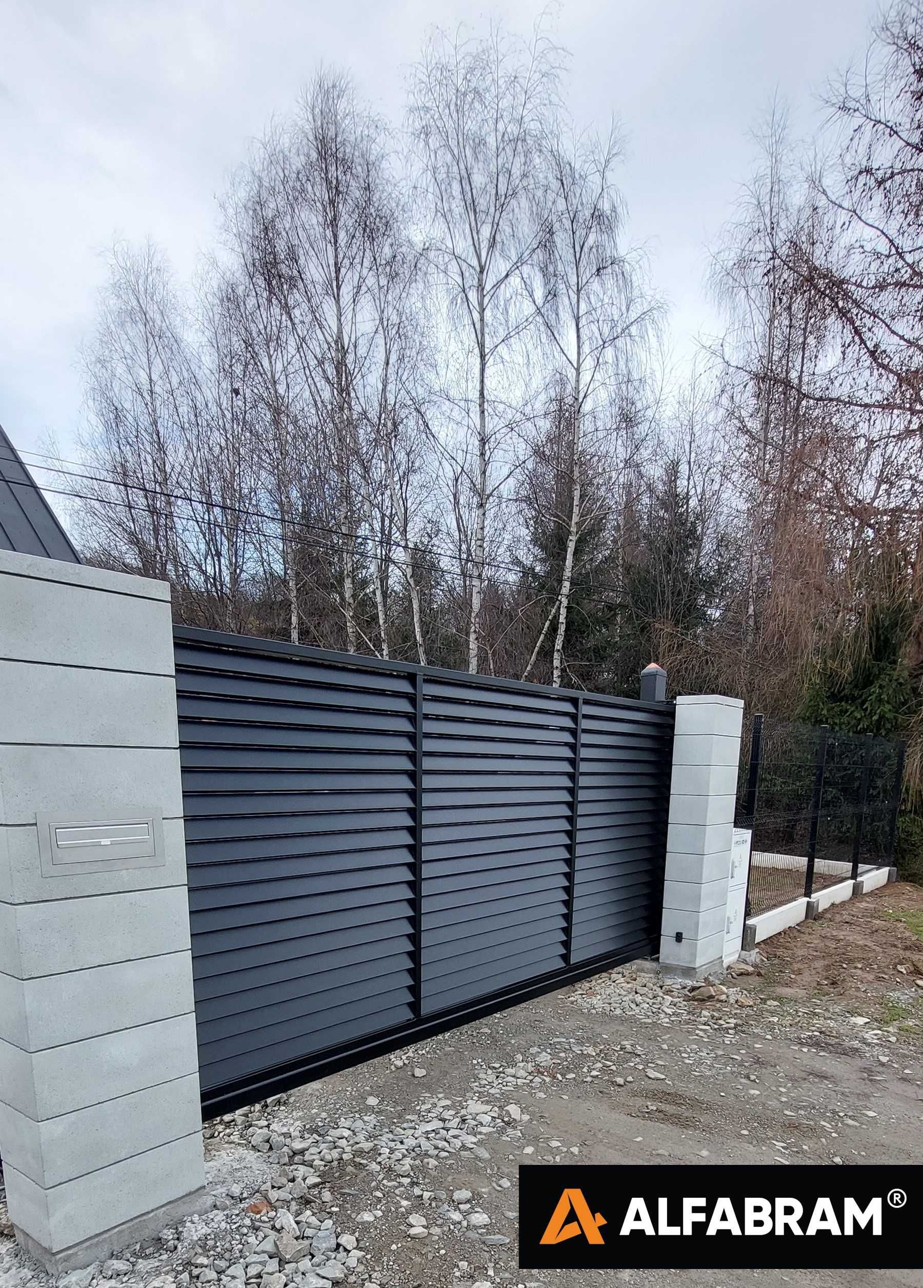 Przęsła ogrodzeniowe stal, aluminium, wzory, PRODUCENT ALFABRAM