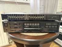 Zestaw vintage - akai wzmacniacz i equalizer