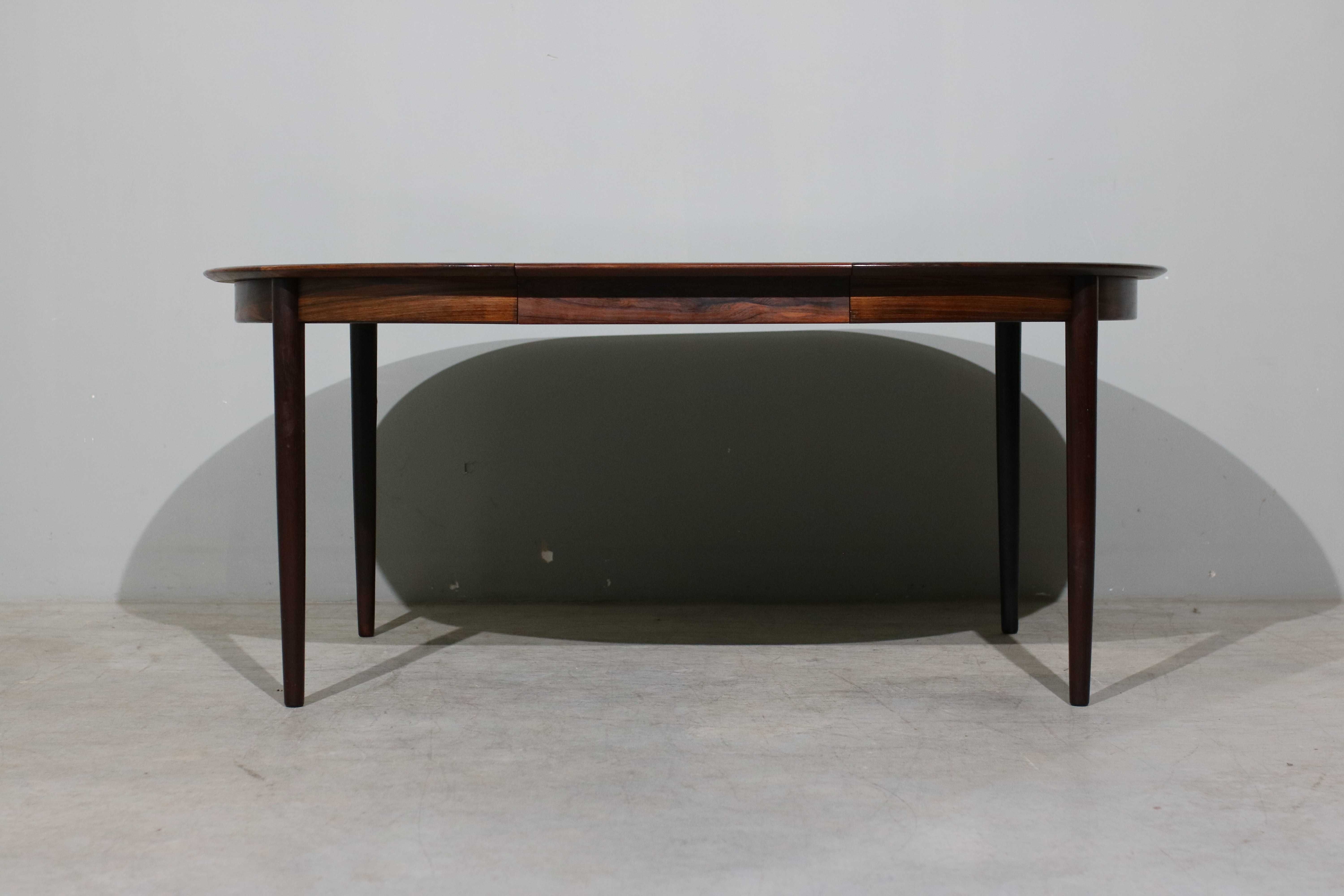 Mesa de jantar extensível Skovmand & Andersen em pau santo | Design