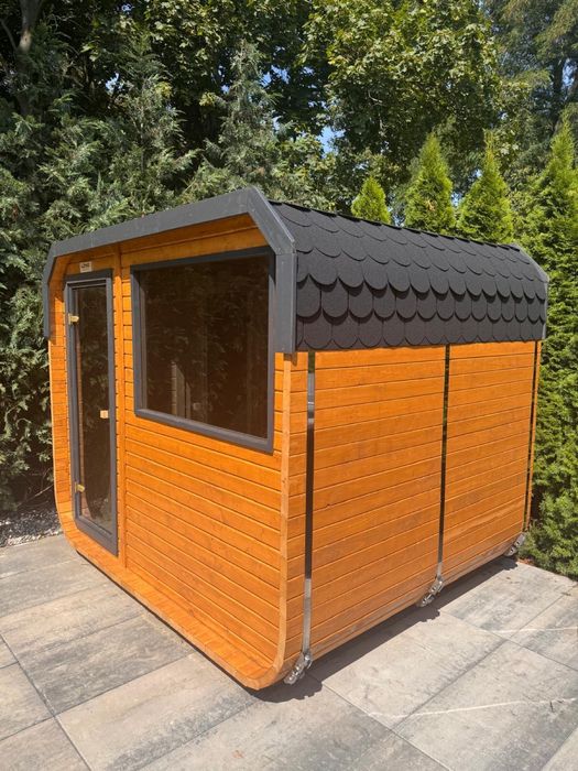 LAWA Sauna KWADRO COMBO z Prysznicem Producent SPA Szwedzkie drewno