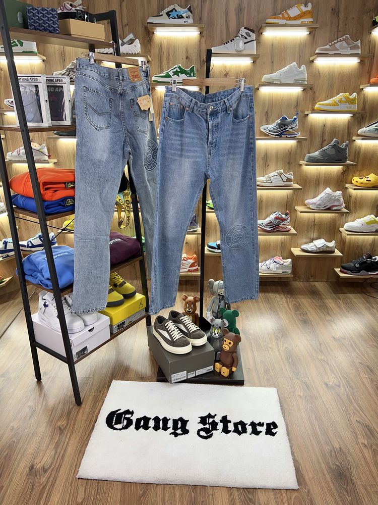 Джинси Slim Fit STUSSY x Levis Blue