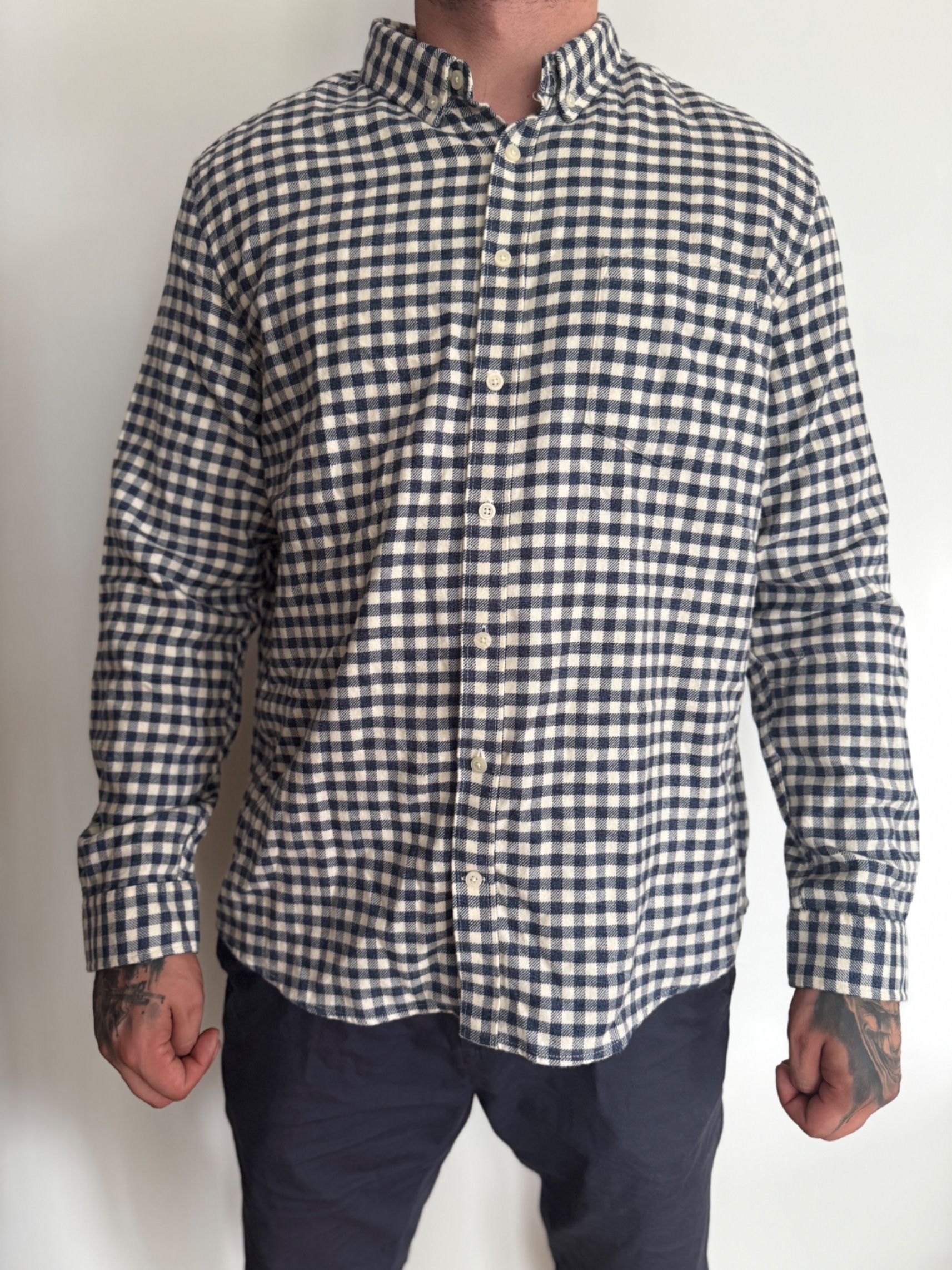 Koszula męska flanelowa w kratę Jules roz. 2XL