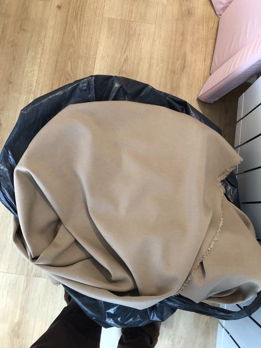 Tecido castanho ( camel)