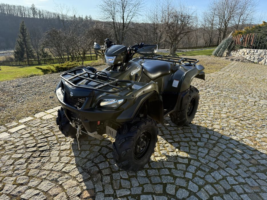 Suzuki KingQuad 750AXI 4x4 Pierwszy własciciel, F-ra VAT, Pług