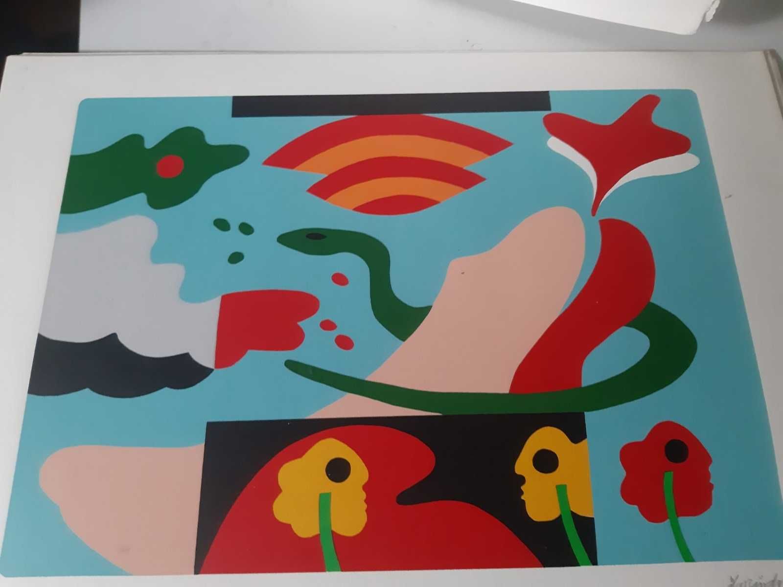 Serigrafia de Dorindo Carvalho