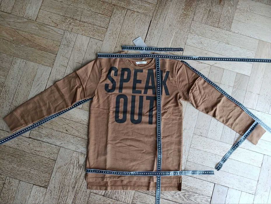 MANGO Sweat shirt bluza dla chłopca koszulka z logo rozm.11-12y.152cm