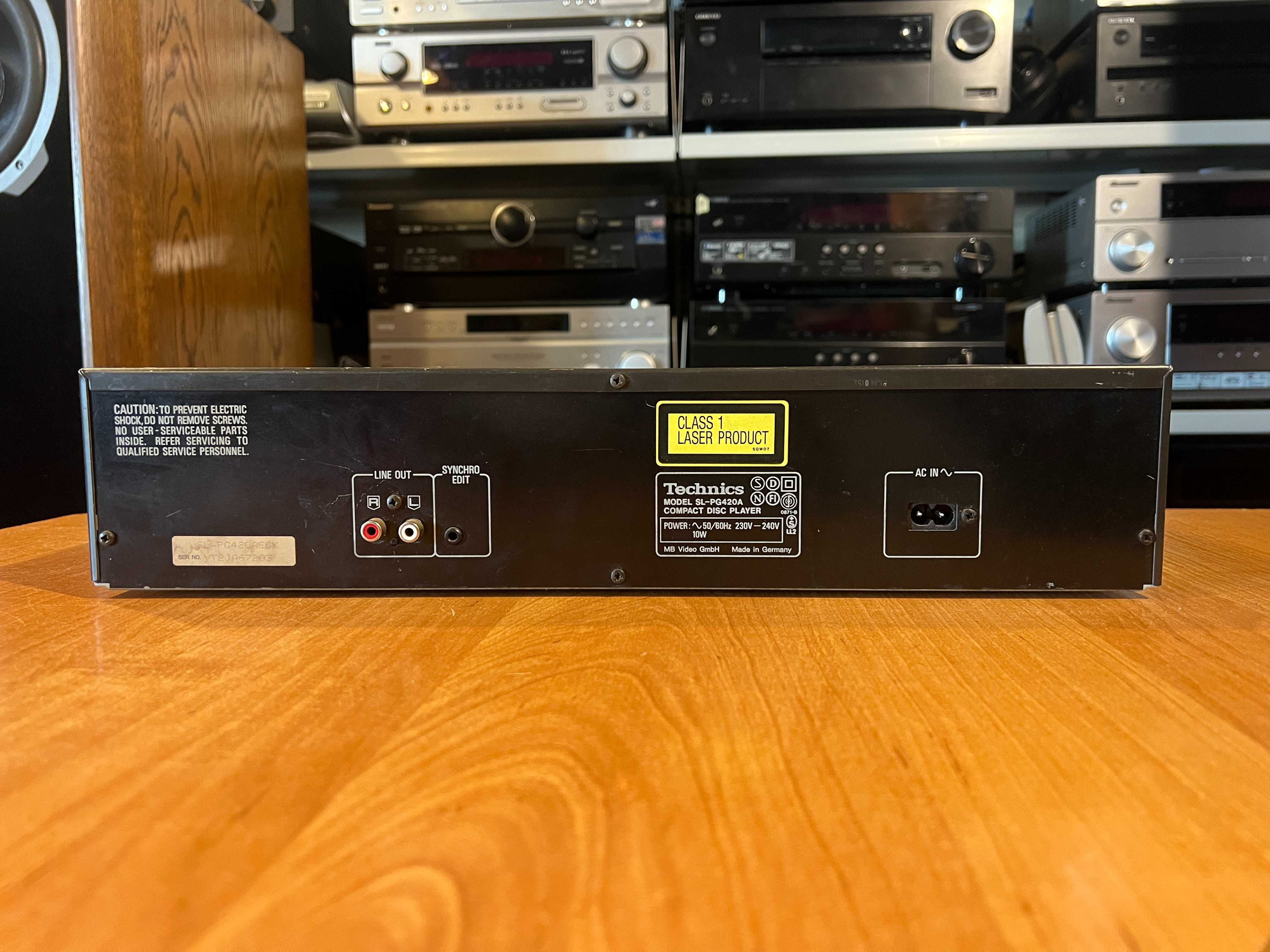 Odtwarzacz płyt CD Technics SL-PG420 Audio Room