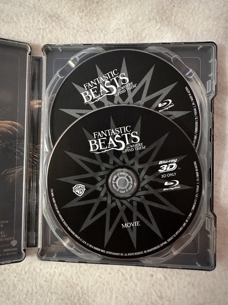 Fantastic beasts and where to find them 3d - blu-ray