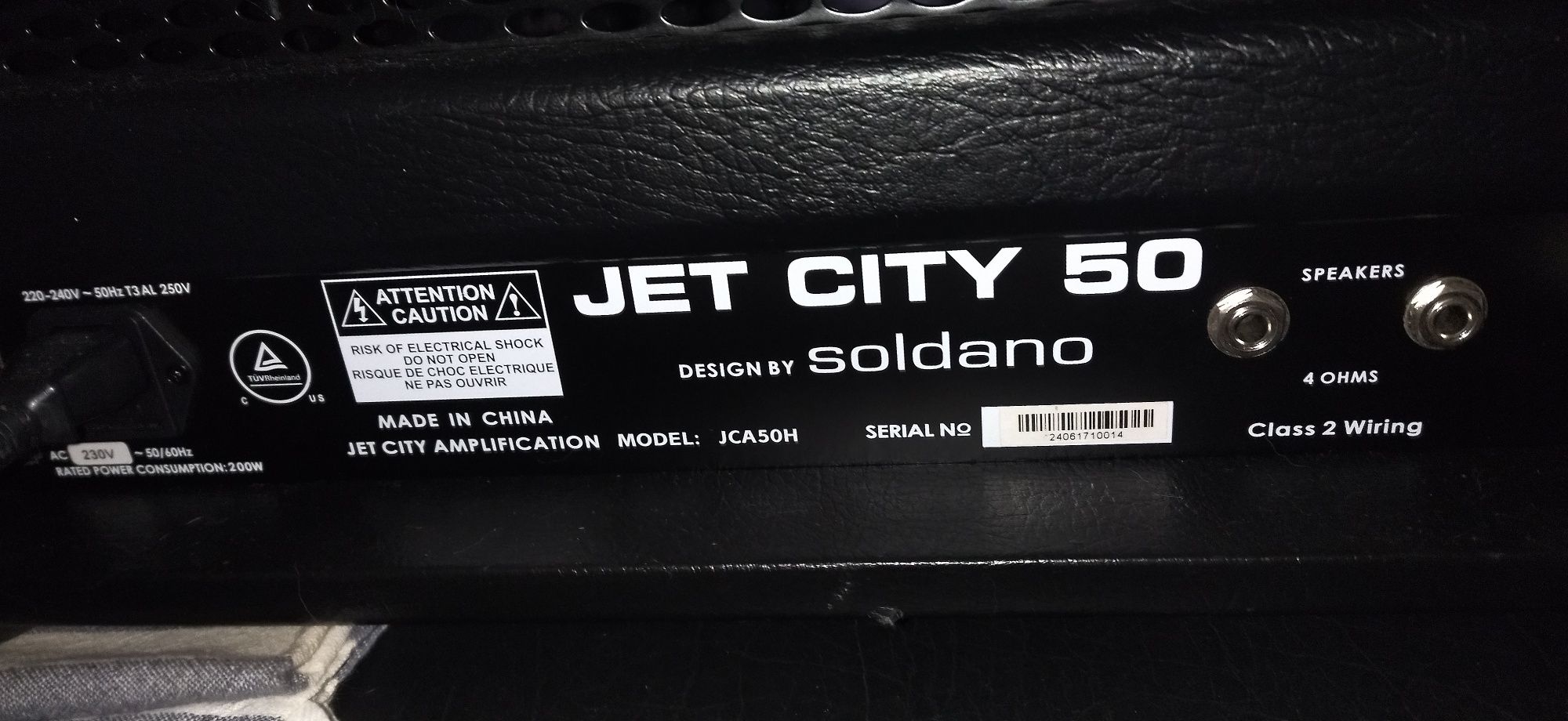 Amplificador de guitarra a válvulas Jet City 50W