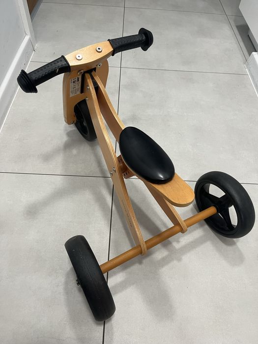 Rowerek dla małego dziecka lekki drewniany