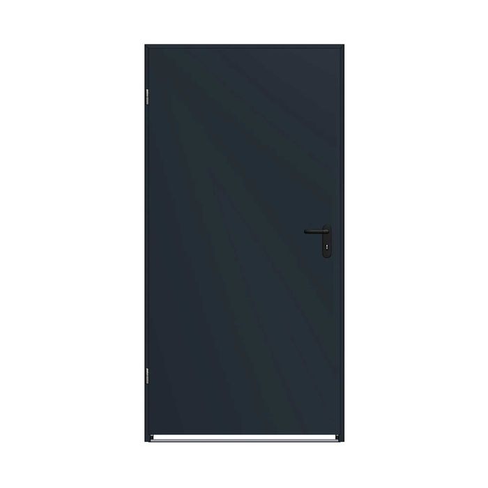 Drzwi techniczne Zk Iso 80 cm, ocieplone styropianem