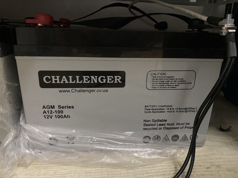 Акумулятор Challenger AGM A12-100A 12V 100Ah