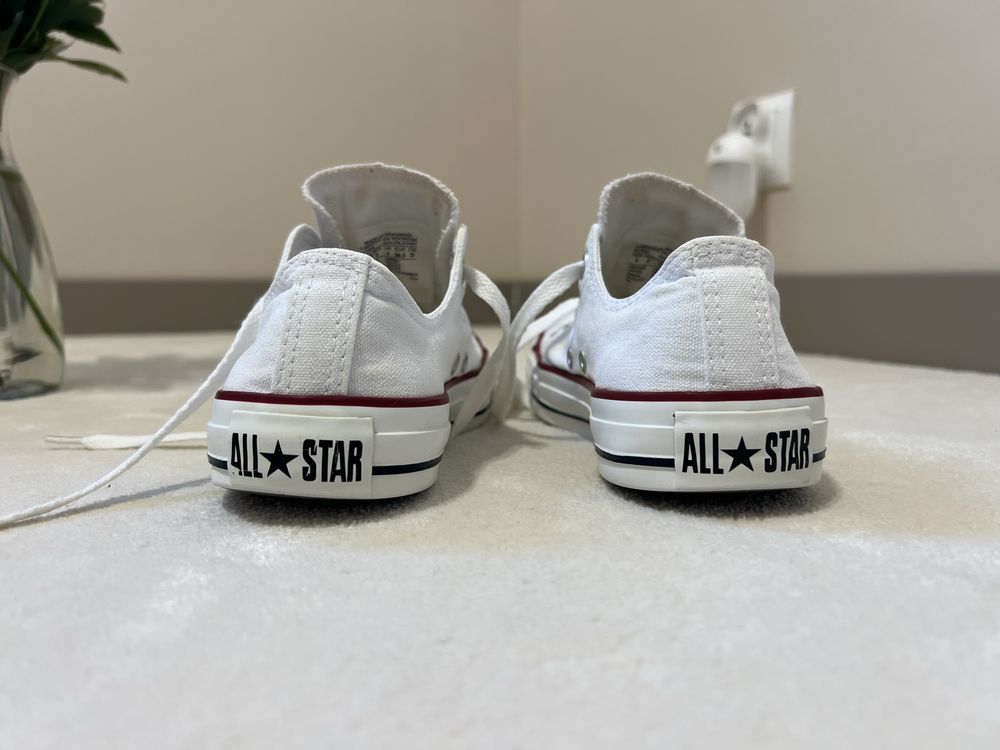 Converse tranpki tenisówki sneakersy białe All star oryginalne