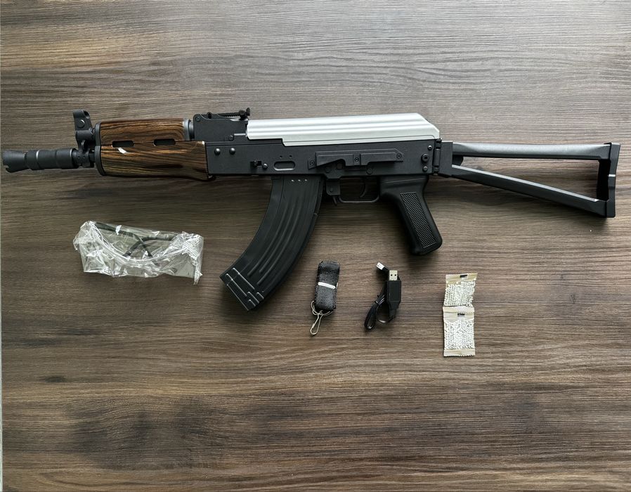 Професійний іграшковий автомат на орбізах АК-74U Орбіган