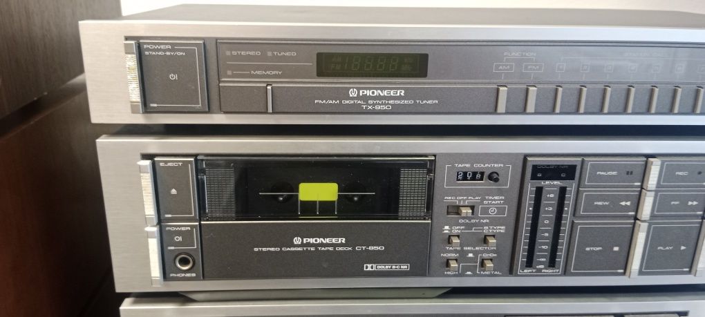 Pioneer SA 750, CT 850, T950. Wieża stereo od Audio Vintage