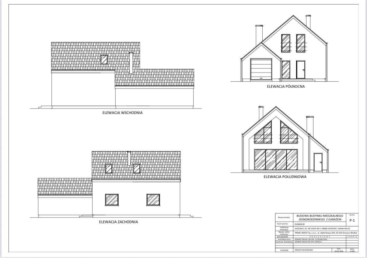Dom jednorodzinny STODOŁA 112m2 z garażem, salon+kuchnia 31m2 + POMPA