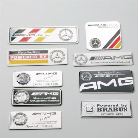 Эмблема шильдик Наклейка Mercedes-Benz A,AMG GT,B,C,CLA,CLC,CLK,CLS,E,