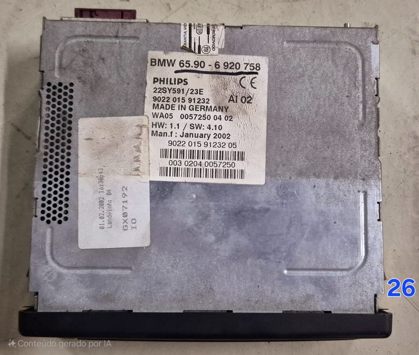 Sistema de navegação gps Bmw E46