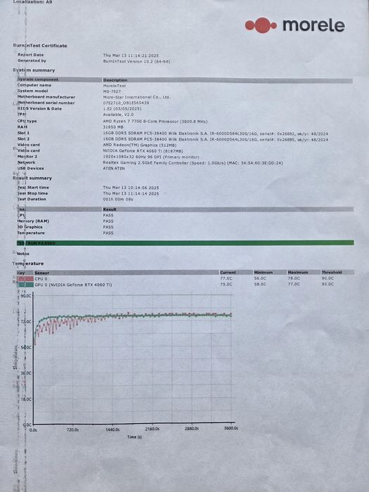 Komputer gamingowy/stacjonarny