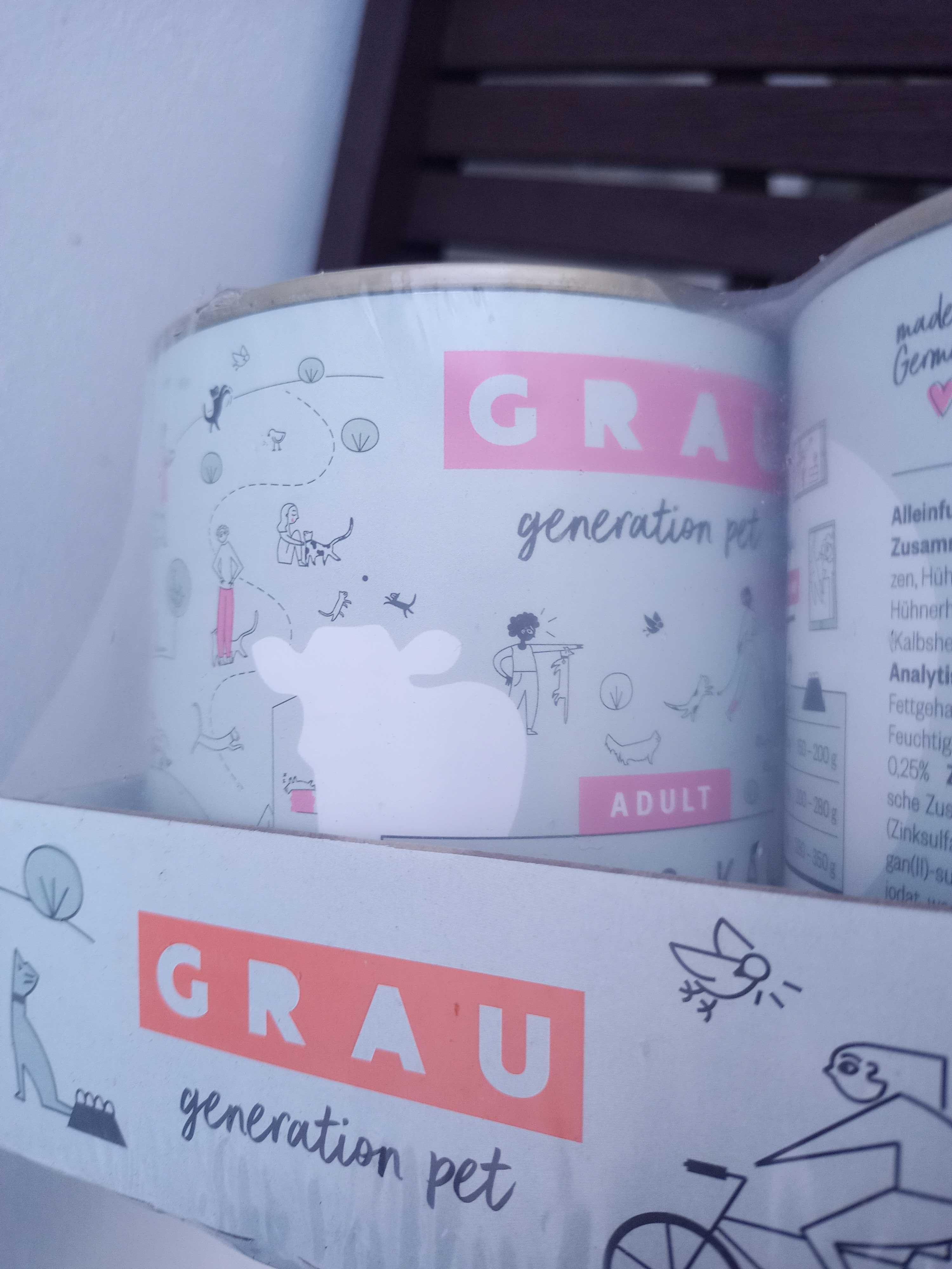 Grau karma mokra dla kota 6x800g cielęcina i kurczak