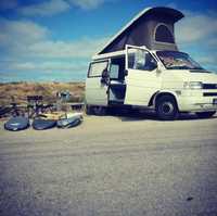 VW T4 Transporter with Top Up Tent