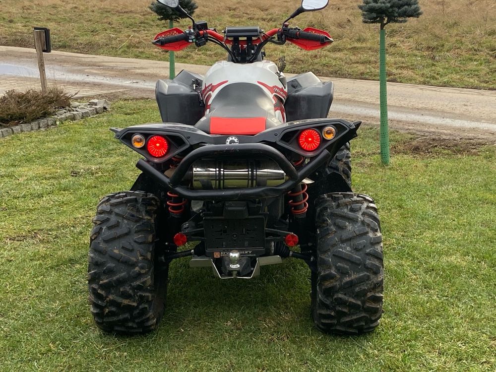 Grill lampa obudowa lamp bumper osłony nadkole can am renegade 650 xxc