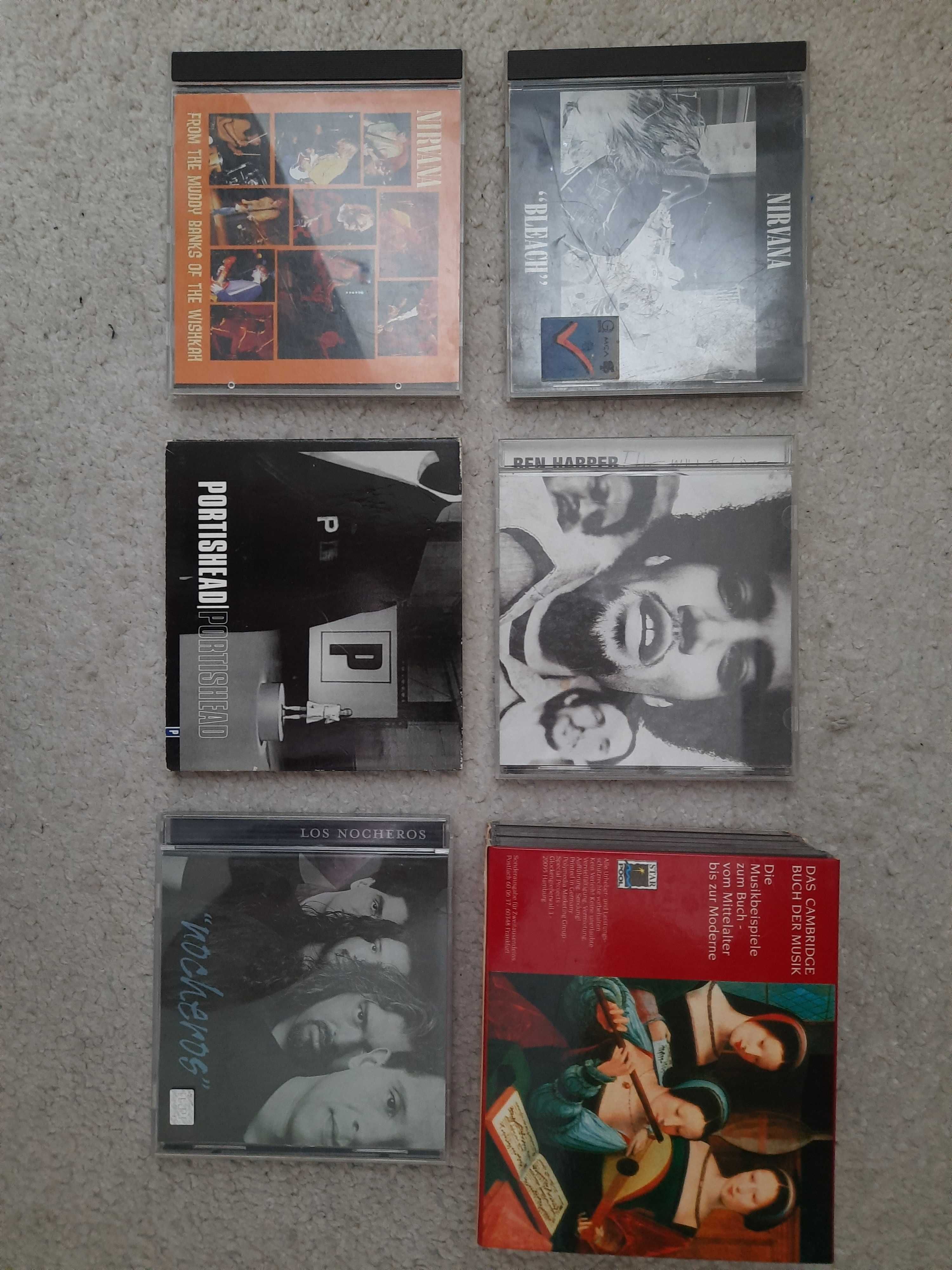 Płyty CD Nirvana itd.