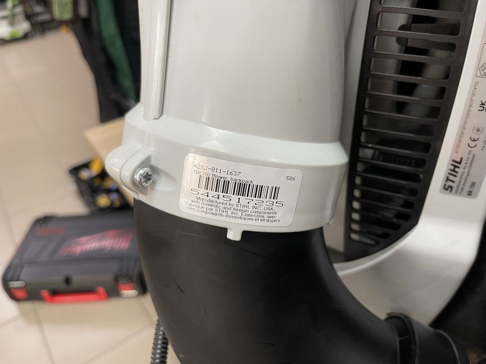 Stihl BR 700 / бензинова повітродувка 1500 л/хв Штіль
