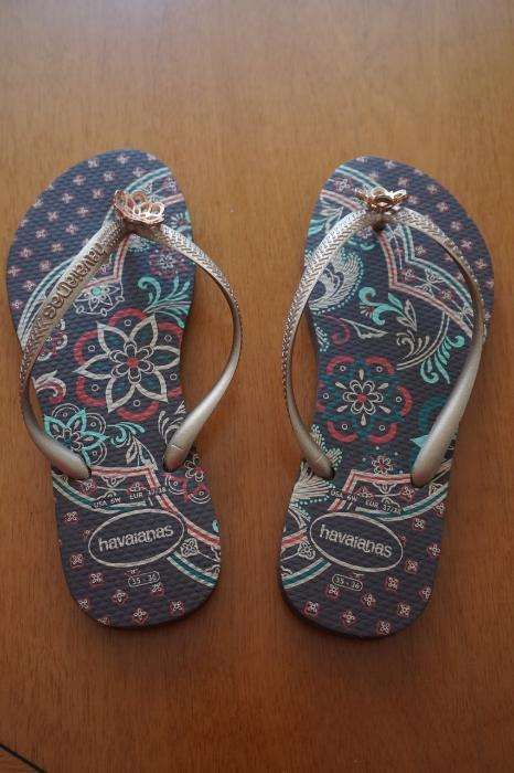 Havaianas muito originais novas (nunca usadas)