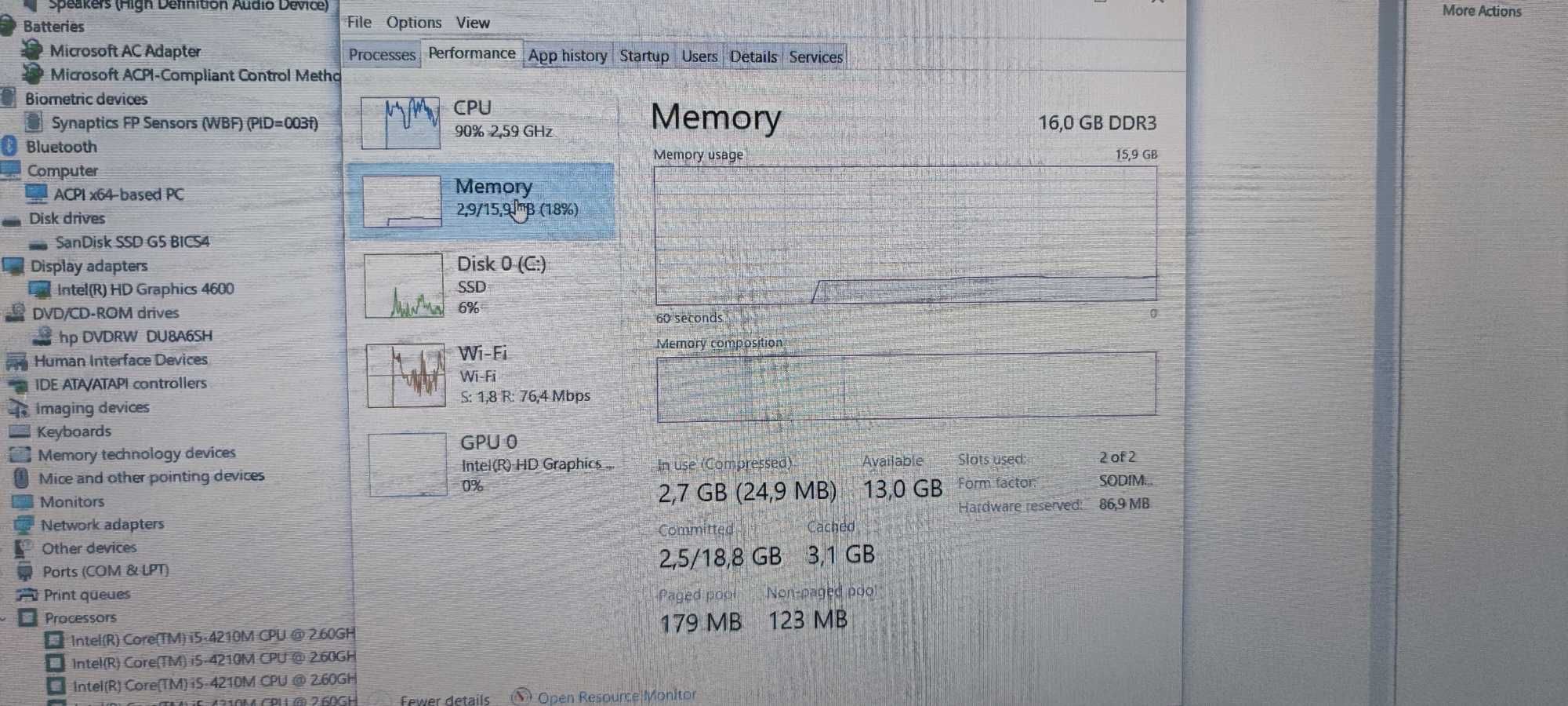 Ноутбук HP ProBook 650 15.6 i5/16G/500G SSD