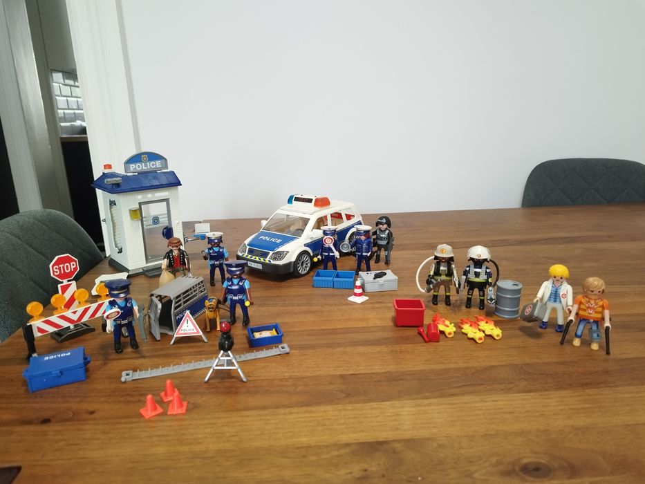 Playmobil City i Action zestaw Policja Straż Pożarna