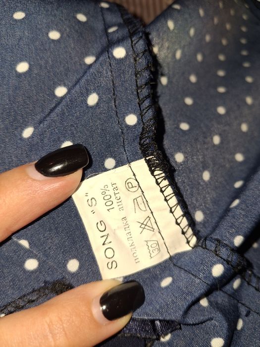 Костюм двійка блейзер + спідниця горошок