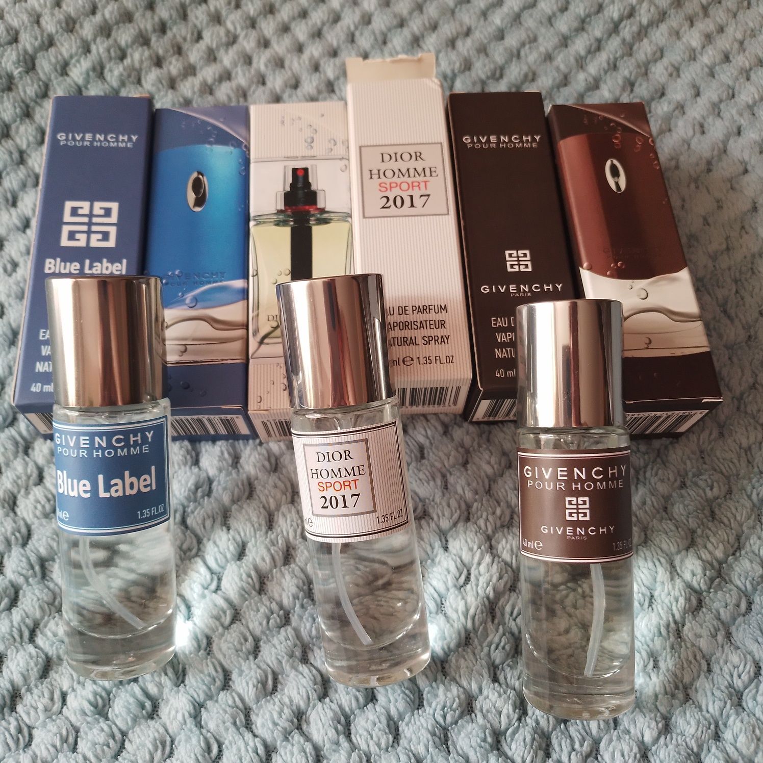 Парфум для чоловіків Versace,  Dior, Givenchy